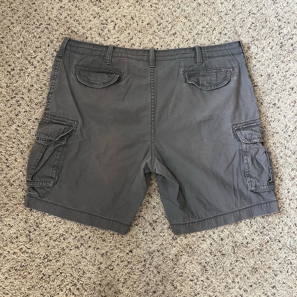Arizona Jean Co Men’s Big & Tall Cargo Pants | Waist 48 | Grey | 100% Cotton - Picture 6 of 7
